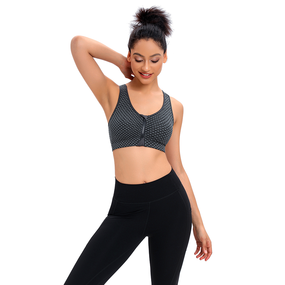 Women Custom Seamless Sports Bra Wire Free Comfort Support Workout Yoga Top Vest - Picture 15 of 18