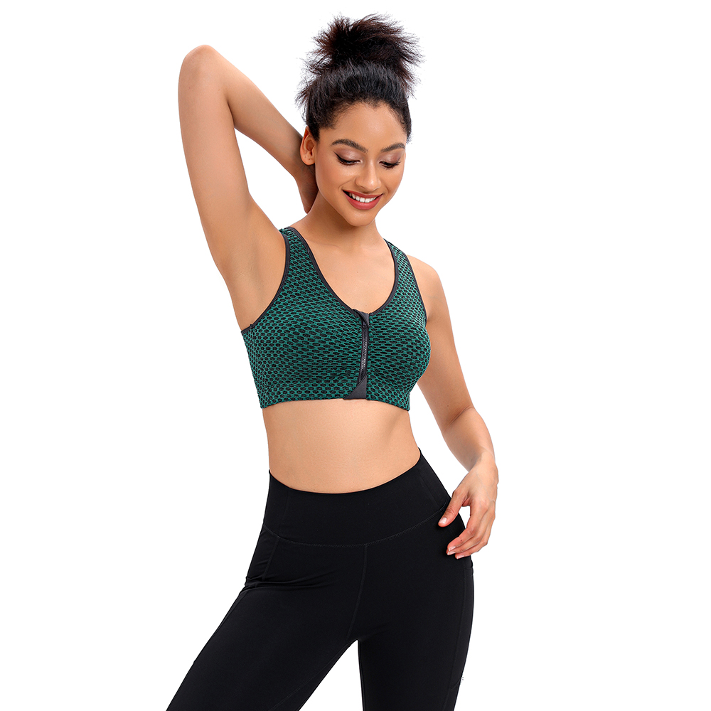Women Custom Seamless Sports Bra Wire Free Comfort Support Workout Yoga Top Vest - Picture 17 of 18