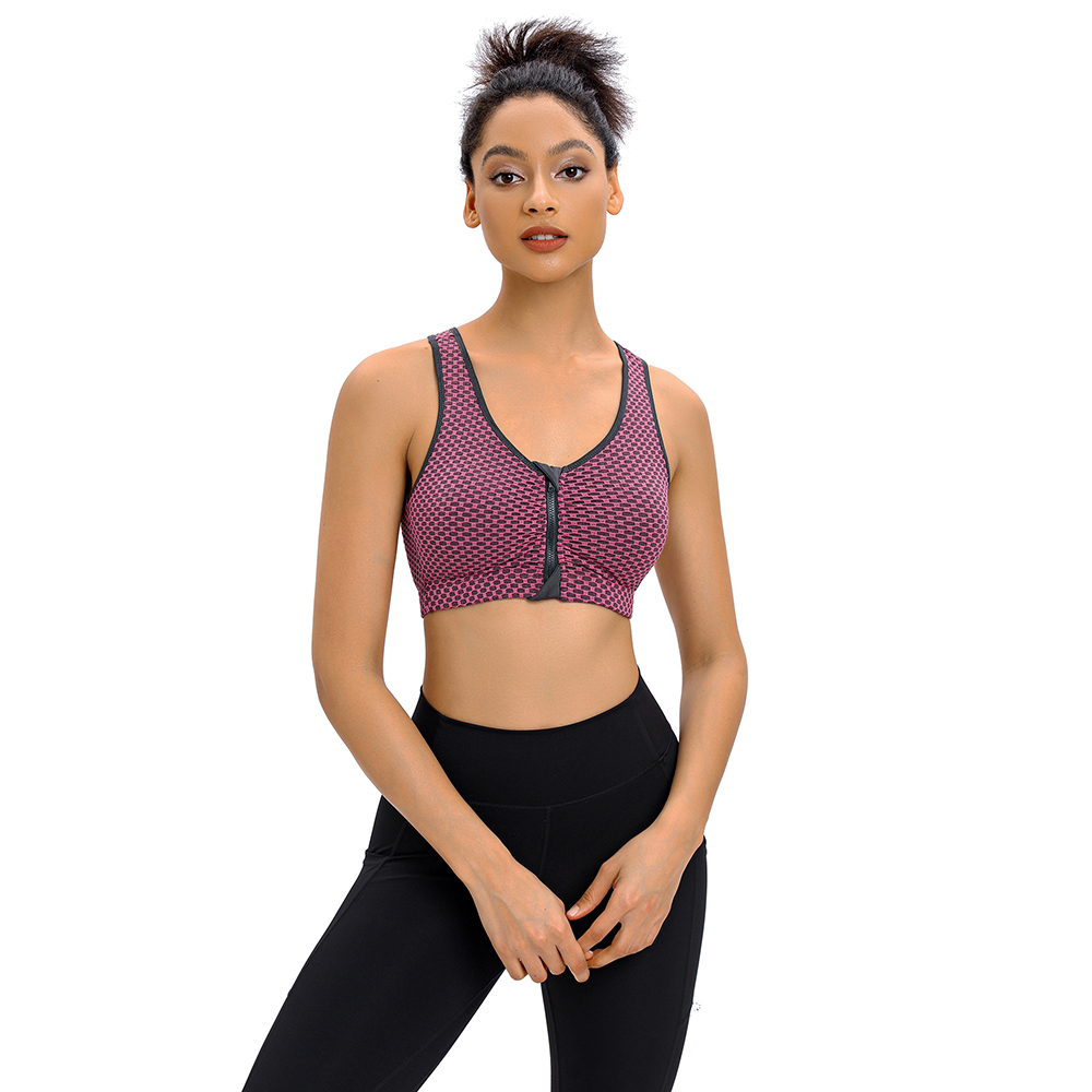 Women Custom Seamless Sports Bra Wire Free Comfort Support Workout Yoga Top Vest - Picture 18 of 18