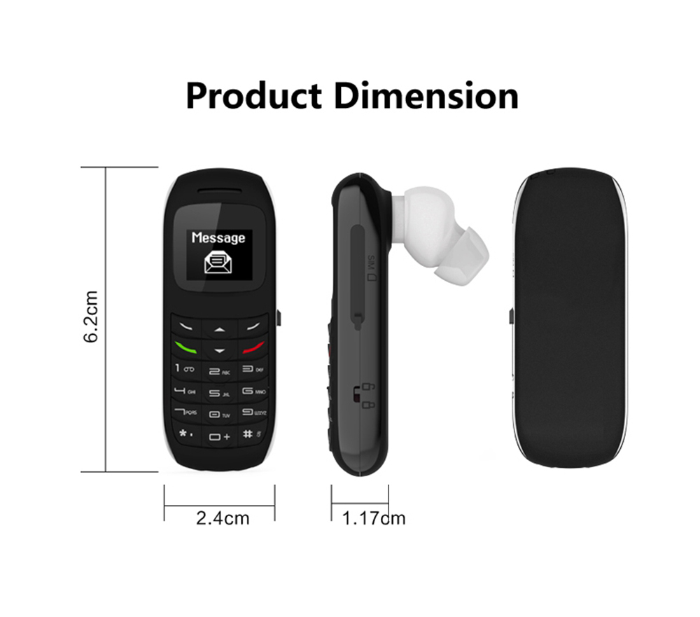 L8STAR BM70 Thumb Small GSM Mobile Phone Bluetooth Dialer Headset