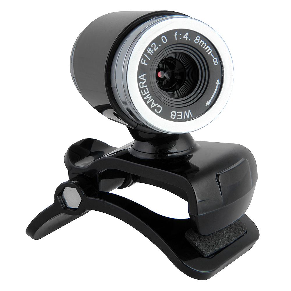 USB 50MP HD Webcam Web Cam Camera with MIC 360 degree adjustment Black ...