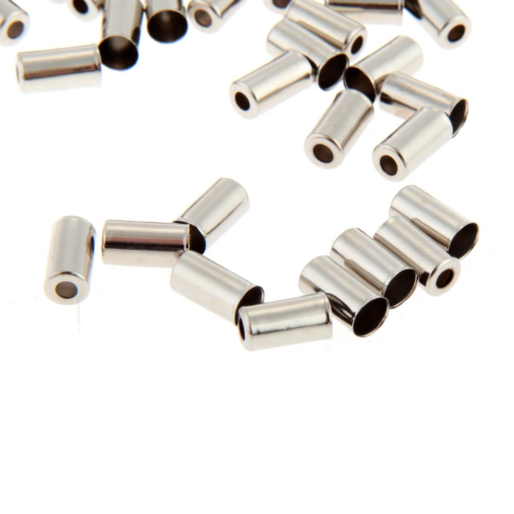 100pcs 5MM Bicycle Bike Metal Bicycle Brake Cable Caps Housing Ferrule