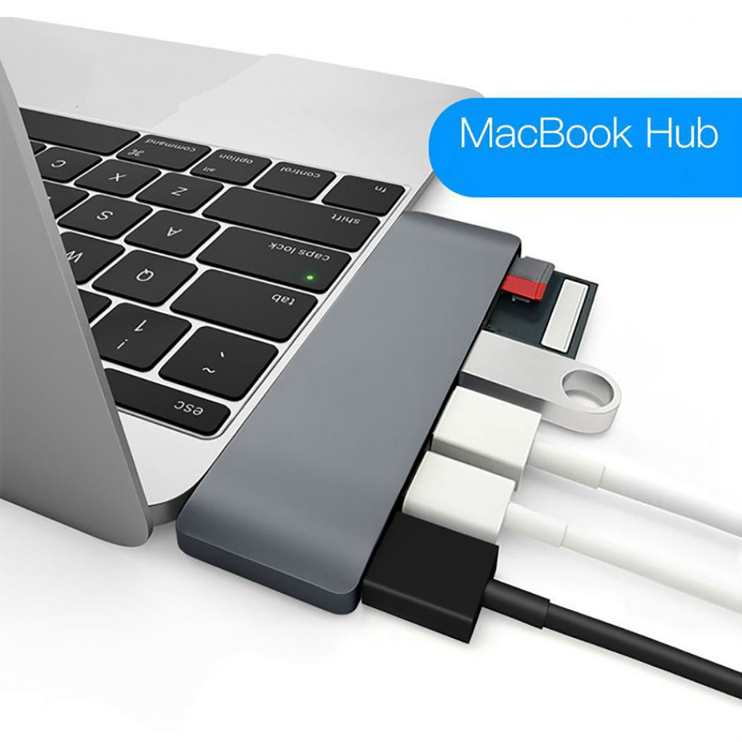 USB C 3.0 Hub Type-C to 4K*2K HDMI Charging Card Reader Adapter For MacBook Pro