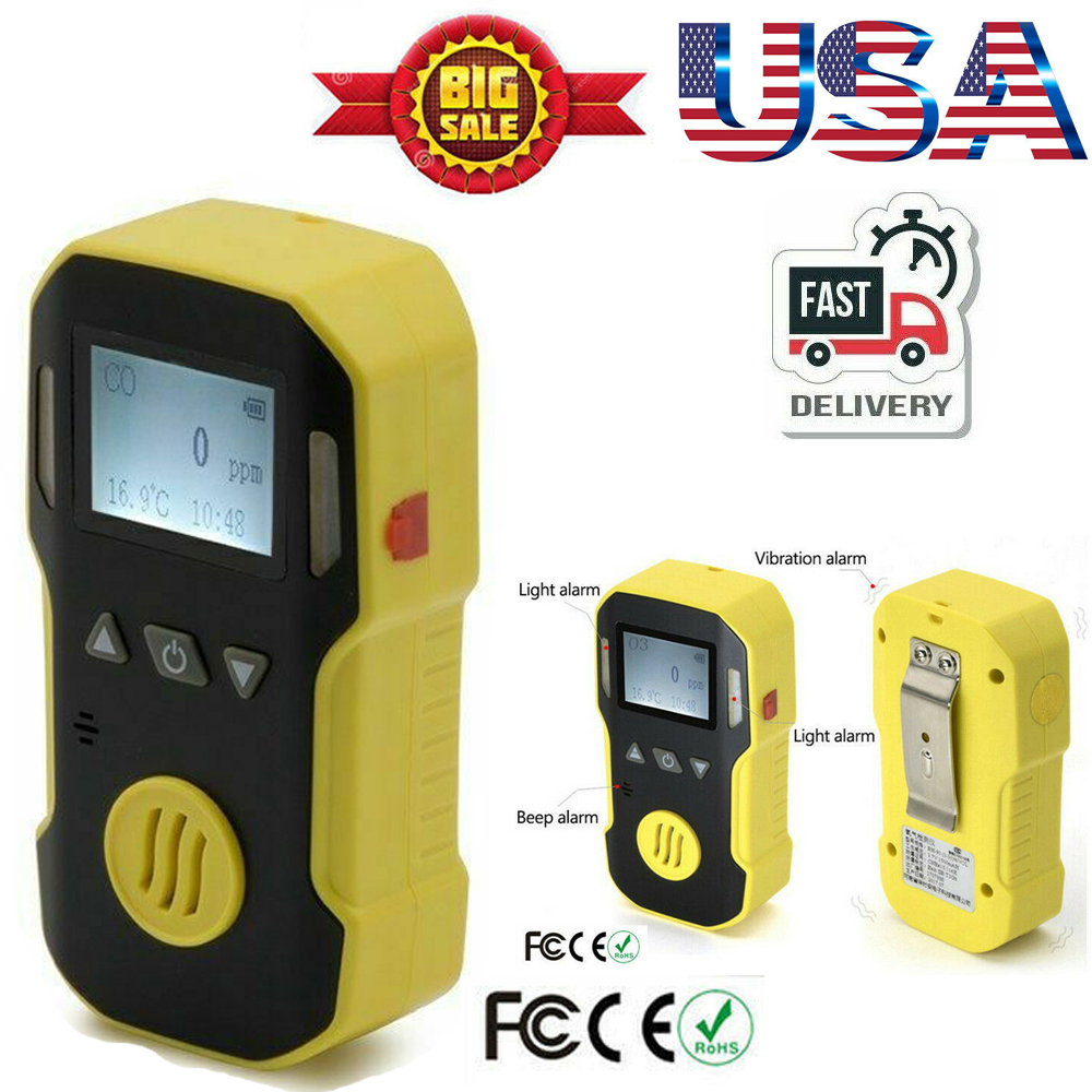 Portable Industrial O3 Gas Test Detector Meter Ozone Analyzer Tester Monitor