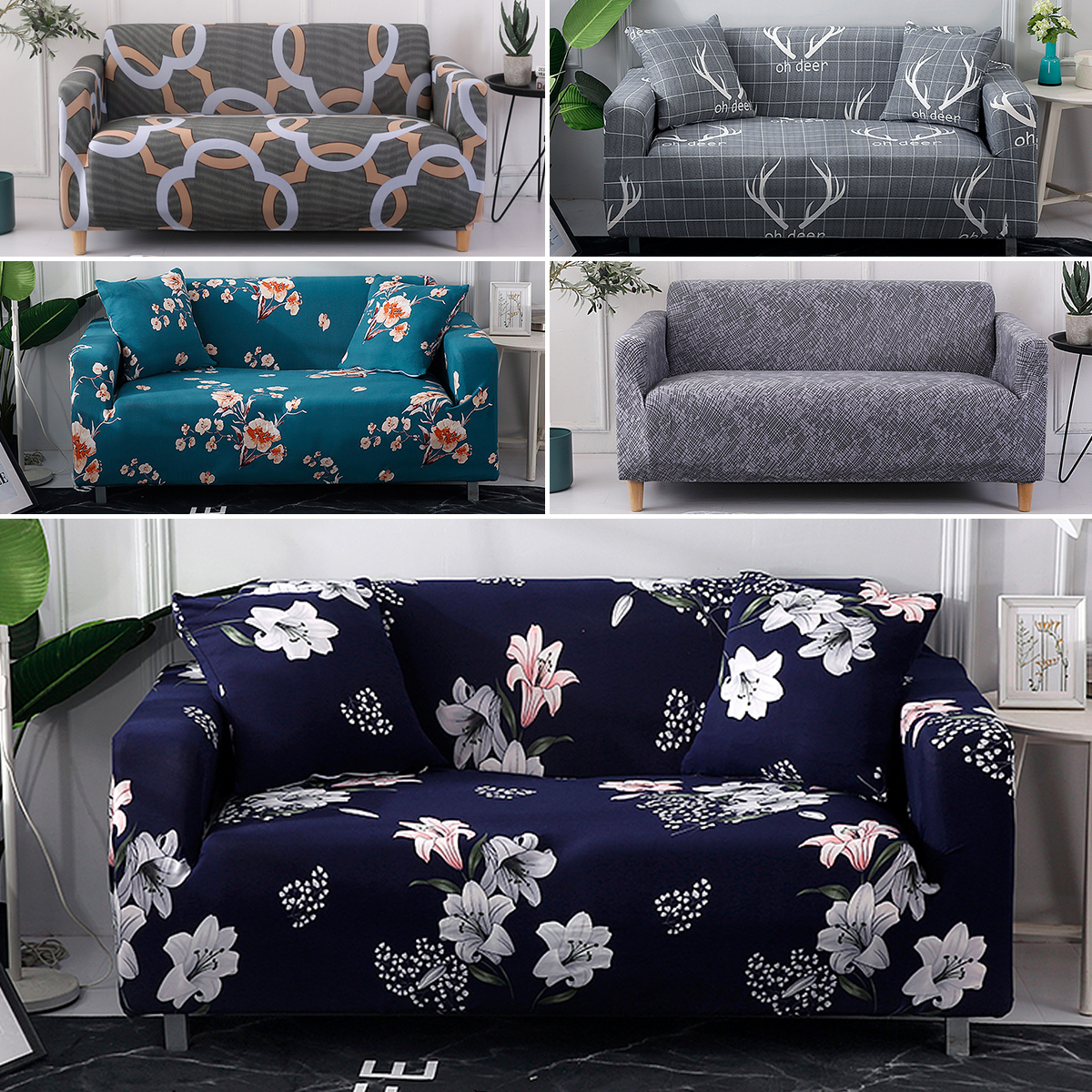 Us Washable Sofa Cover Universal Couch Elastic Slipcovers Us Washable Sofa Cover Universal Couch