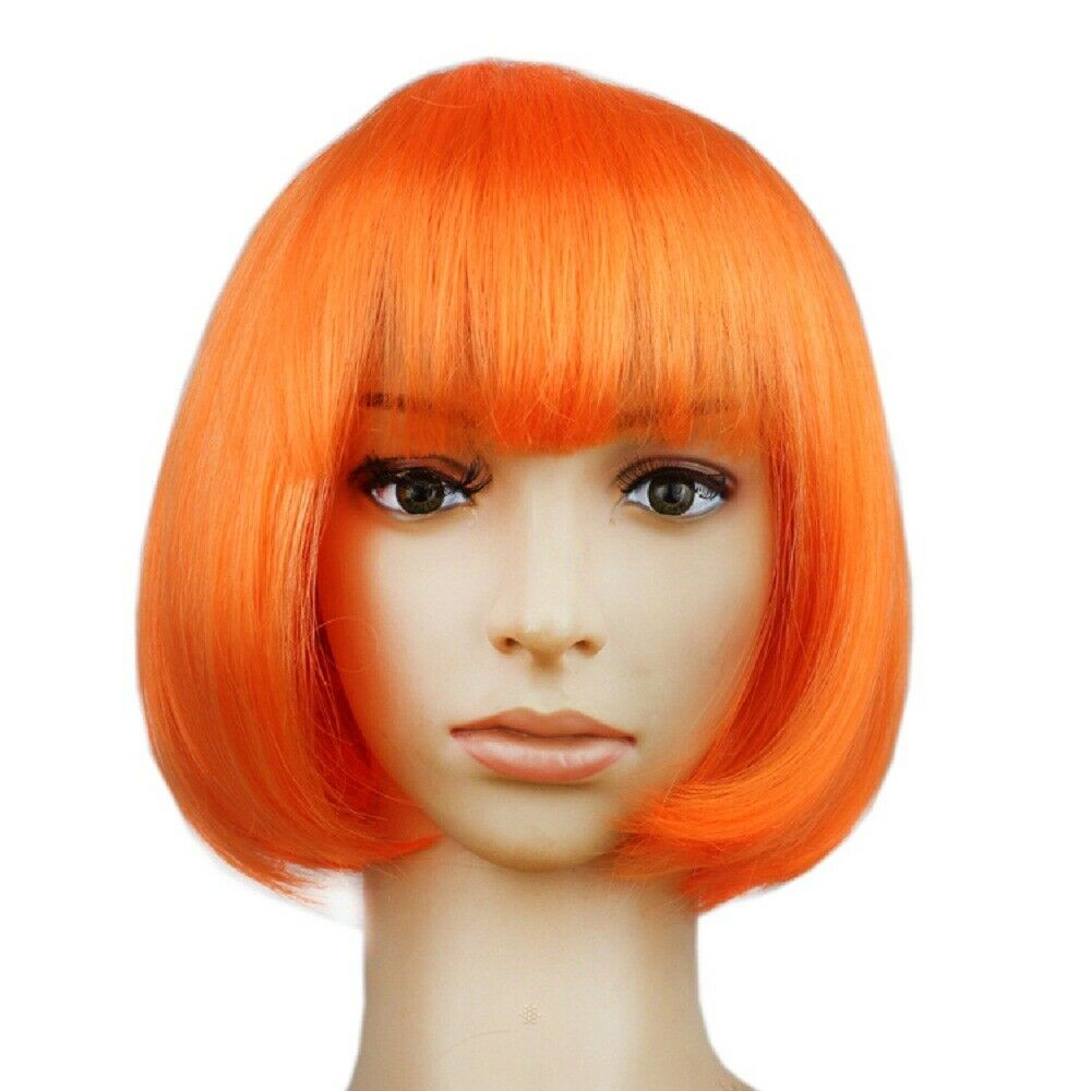 15 Colors Women Lady Short Straight Hair Full Wigs Cosplay Party Bob ...
