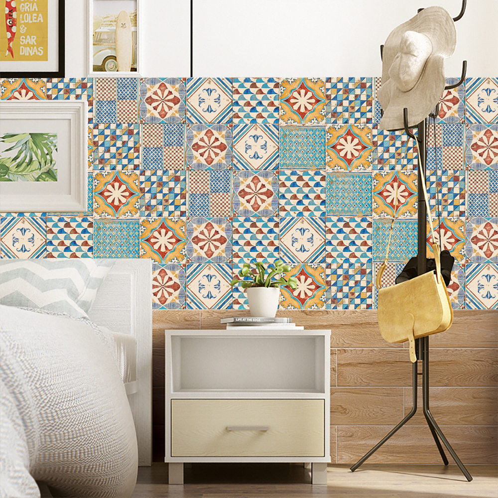 Tile Stickers Peel & Stick Adhesive Tile Stickers Home