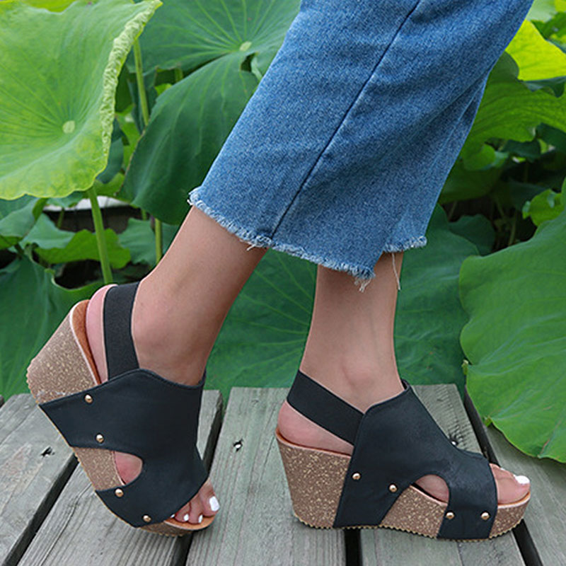 backless high heel sandals