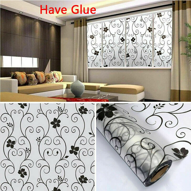 Waterproof Privacy Self Adhesive Bathroom Window Stickers Static Glass Film hot - Picture 6 of 21