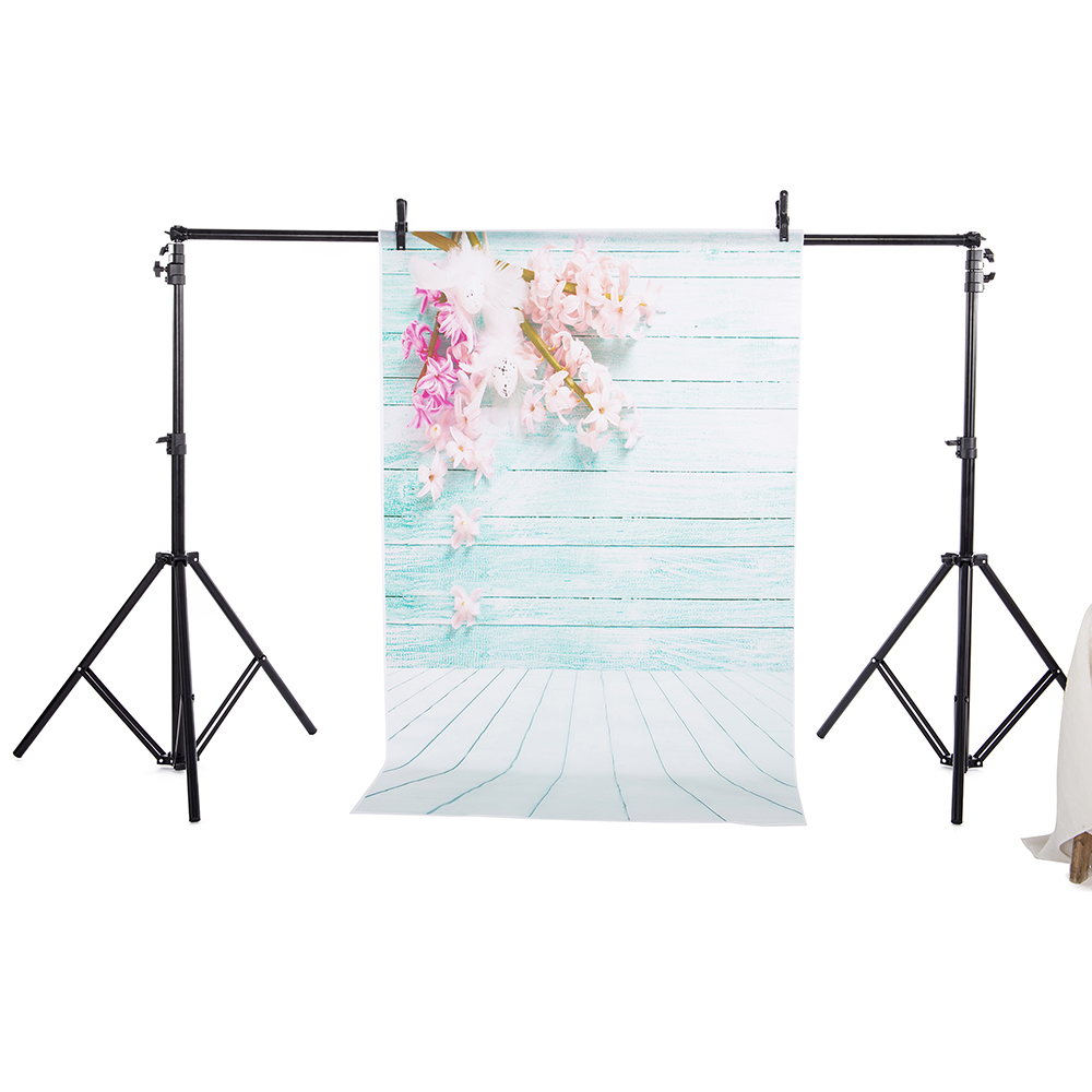 3x5FT Photography Backdrop Studio Photos Vinyl Background Wood Wall Flower Brick - Picture 40 of 50