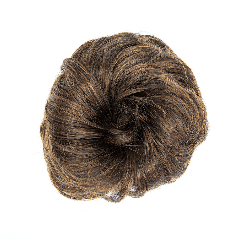 Real Natural Curly Messy Bun Hair Piece Scrunchie Hair Extensions As Human HSL - Picture 79 of 88