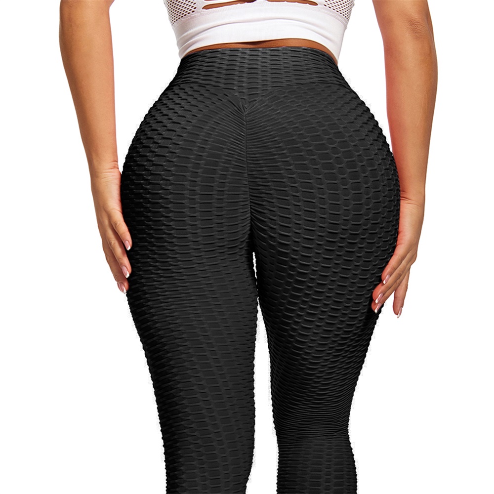 Women Anti-Cellulite Yoga Pants Push Up Tik Tok Leggings Ruched Butt Lift Sport