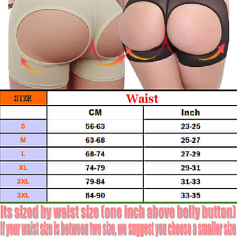 Damen Po-Lifting und Hüftverstärker Booty gepolsterte Unterwäsche Höschen Shaper Slip US - Bild 13 von 25