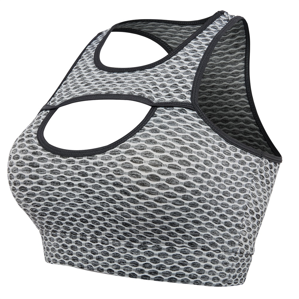 New Women Sport Bras No Steel Ring Support Tank Gather Chest High impact Vest US - Picture 13 of 26