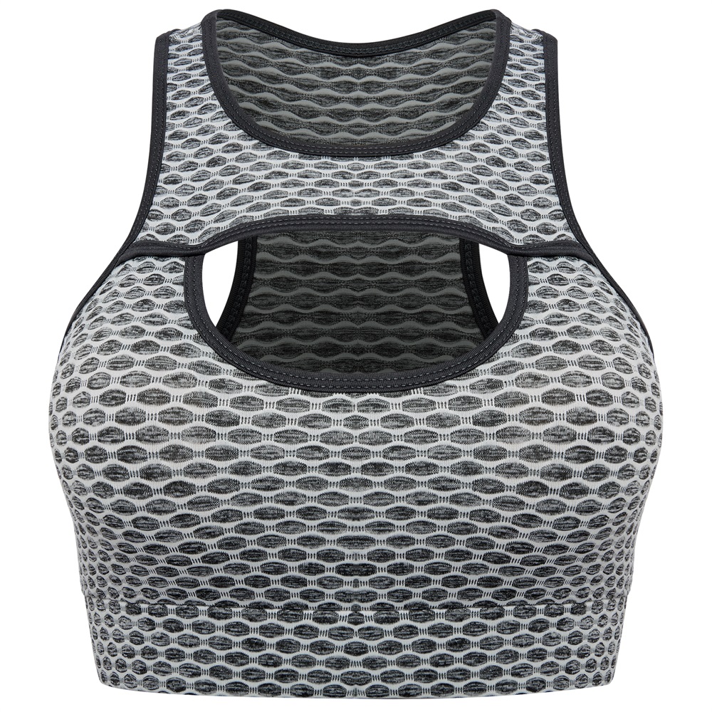 New Women Sport Bras No Steel Ring Support Tank Gather Chest High impact Vest US - Picture 14 of 26