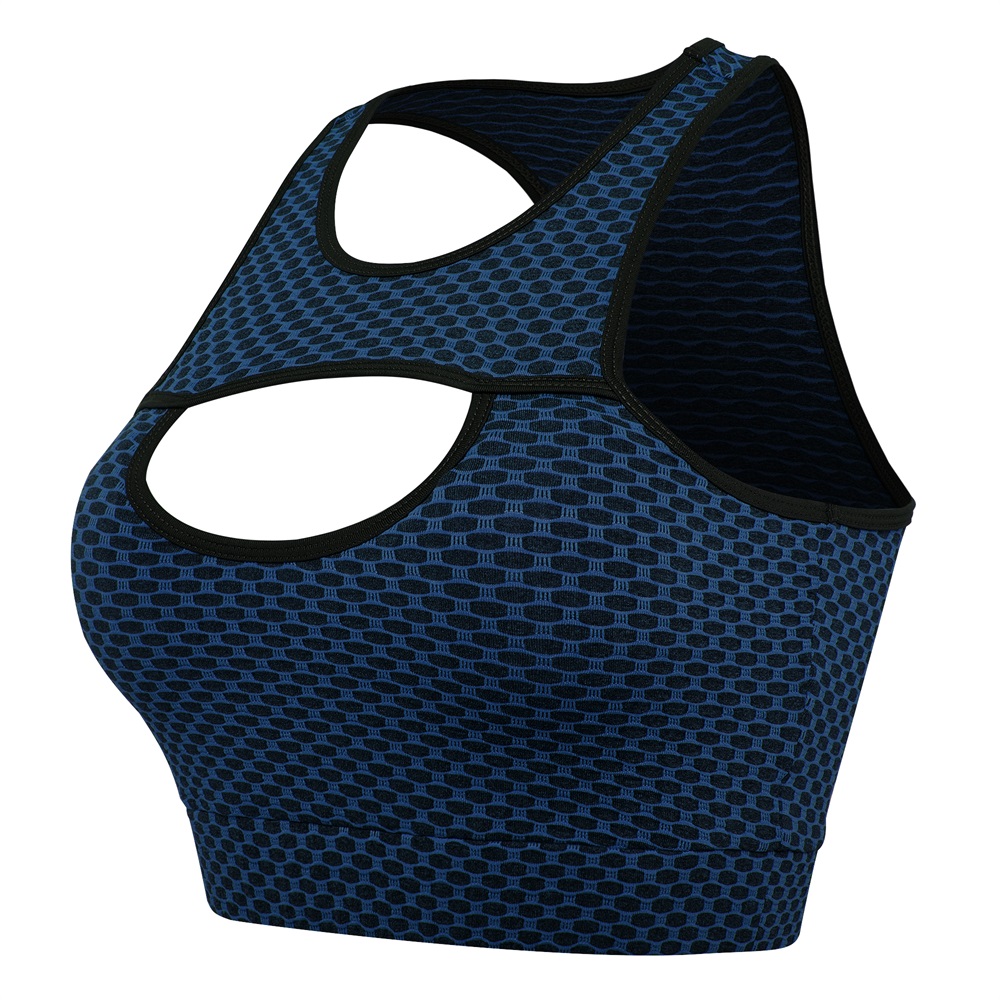 New Women Sport Bras No Steel Ring Support Tank Gather Chest High impact Vest US - Picture 19 of 26