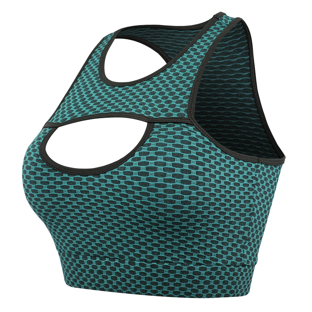 New Women Sport Bras No Steel Ring Support Tank Gather Chest High impact Vest US - Picture 21 of 26