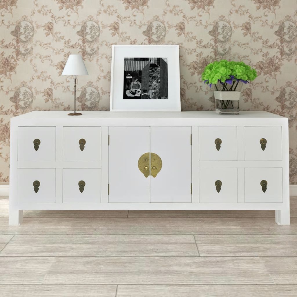 Wooden Sideboard Tv Cabinet Asian Style With 8 Drawers 2 Doors Home Details About Wooden Sideboard Tv Cabinet Asian Style With 8 Drawers 2 Doors Home Furniture