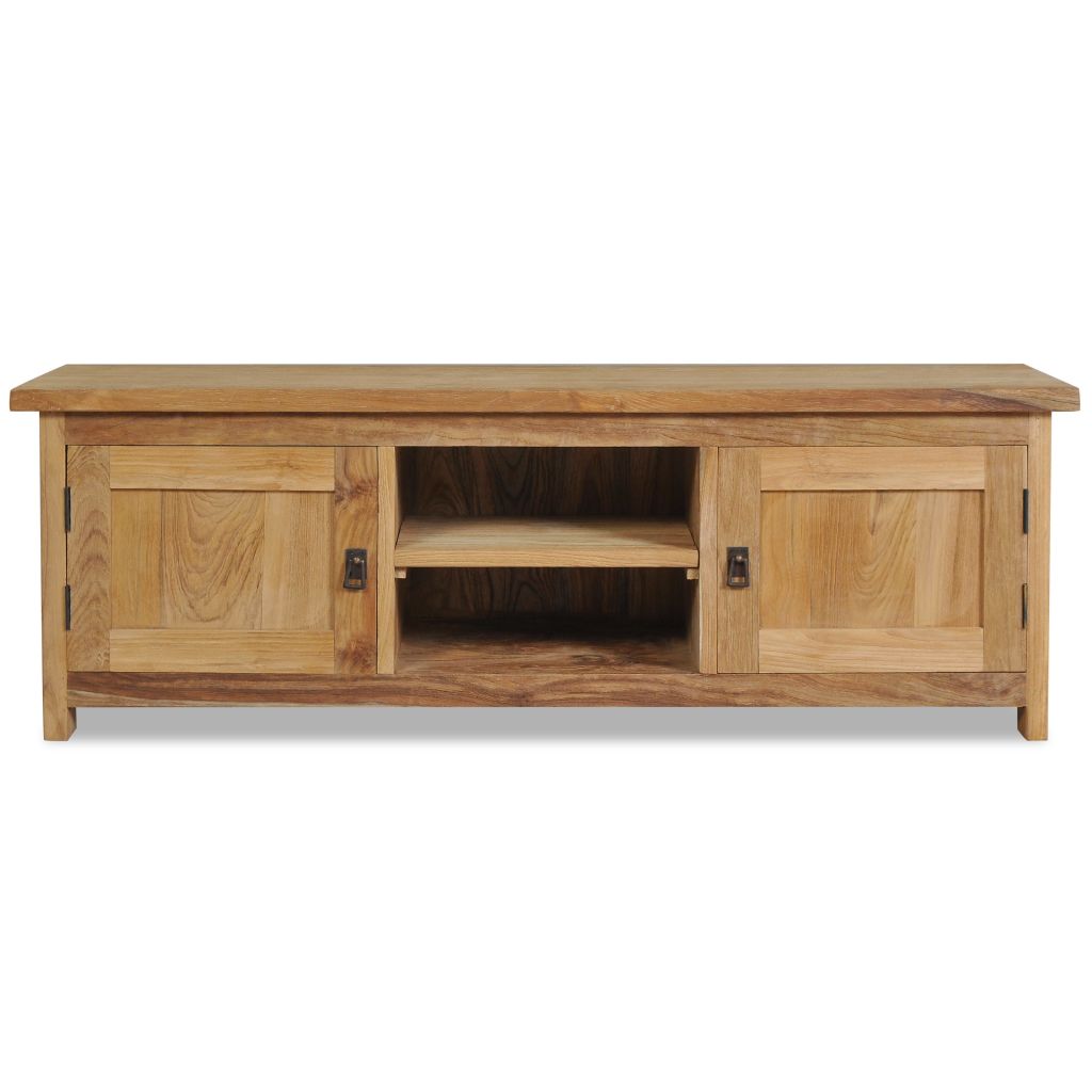 TV Solid Teak 120x30x40cm Drawer Lock Living Room Home Furniture 49793099433 eBay