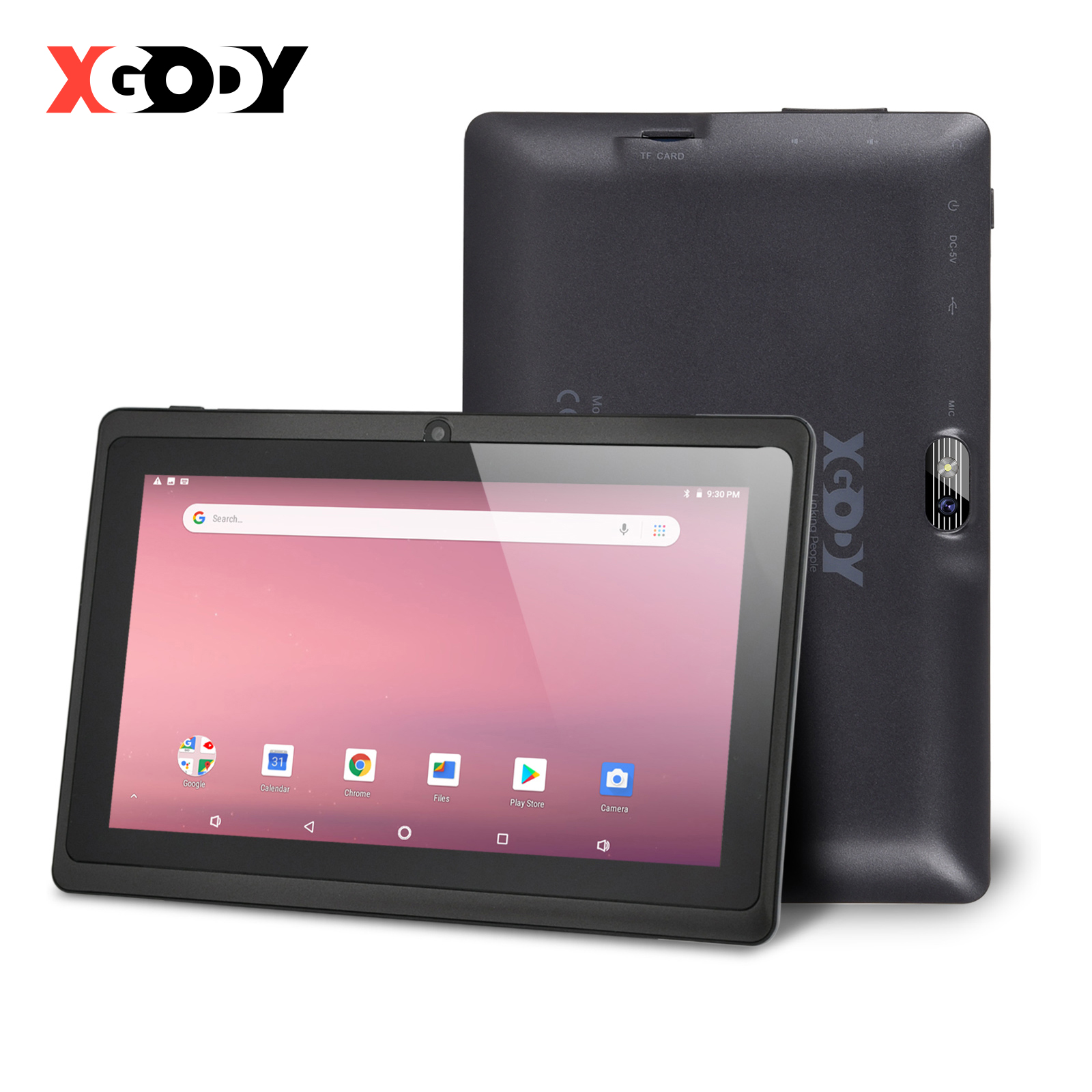 Xgody XGODY Cadeau De Noël Tablette 7" Android 16/32 Go Bluetooth HD Quad-Core Wi-Fi 
