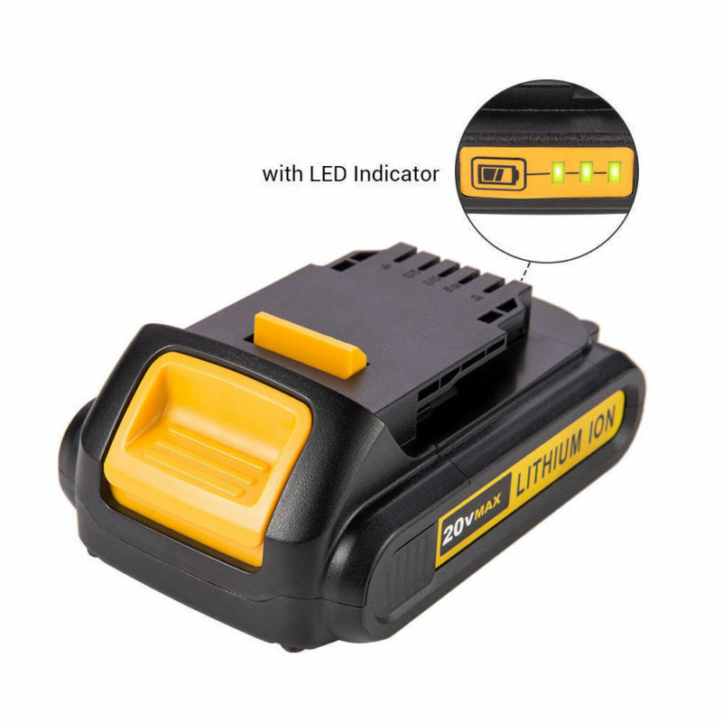 2x 20V MAX Battery For DeWALT DCB200 XR 2.0AH Lithium Ion DCB2042