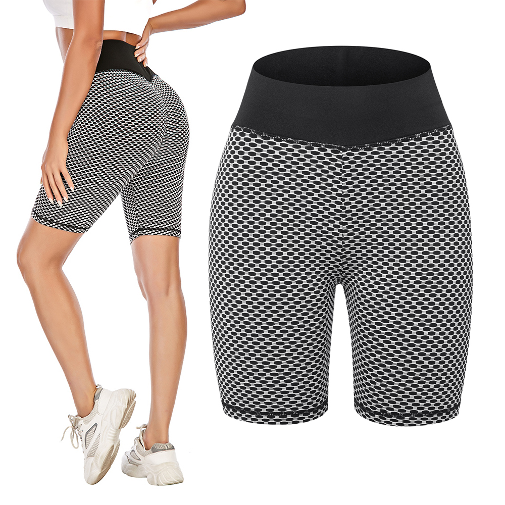 Women Butt Lifting Anti Cellulite Leggings High Rise Yoga Sport Pants Hot Shorts - Picture 14 of 18