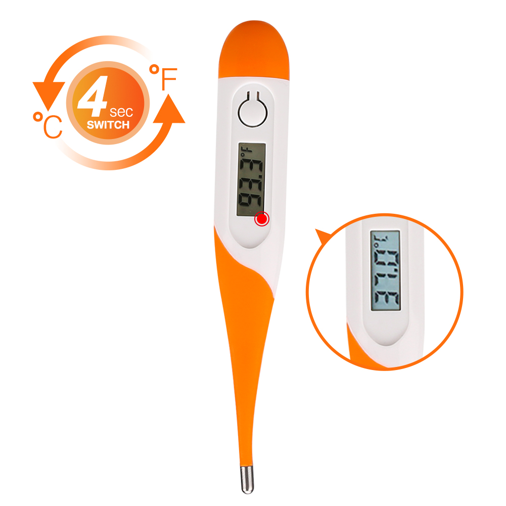 US Digital Soft LCD Thermometer Baby Adult Body Safe Ear Mouth Fever