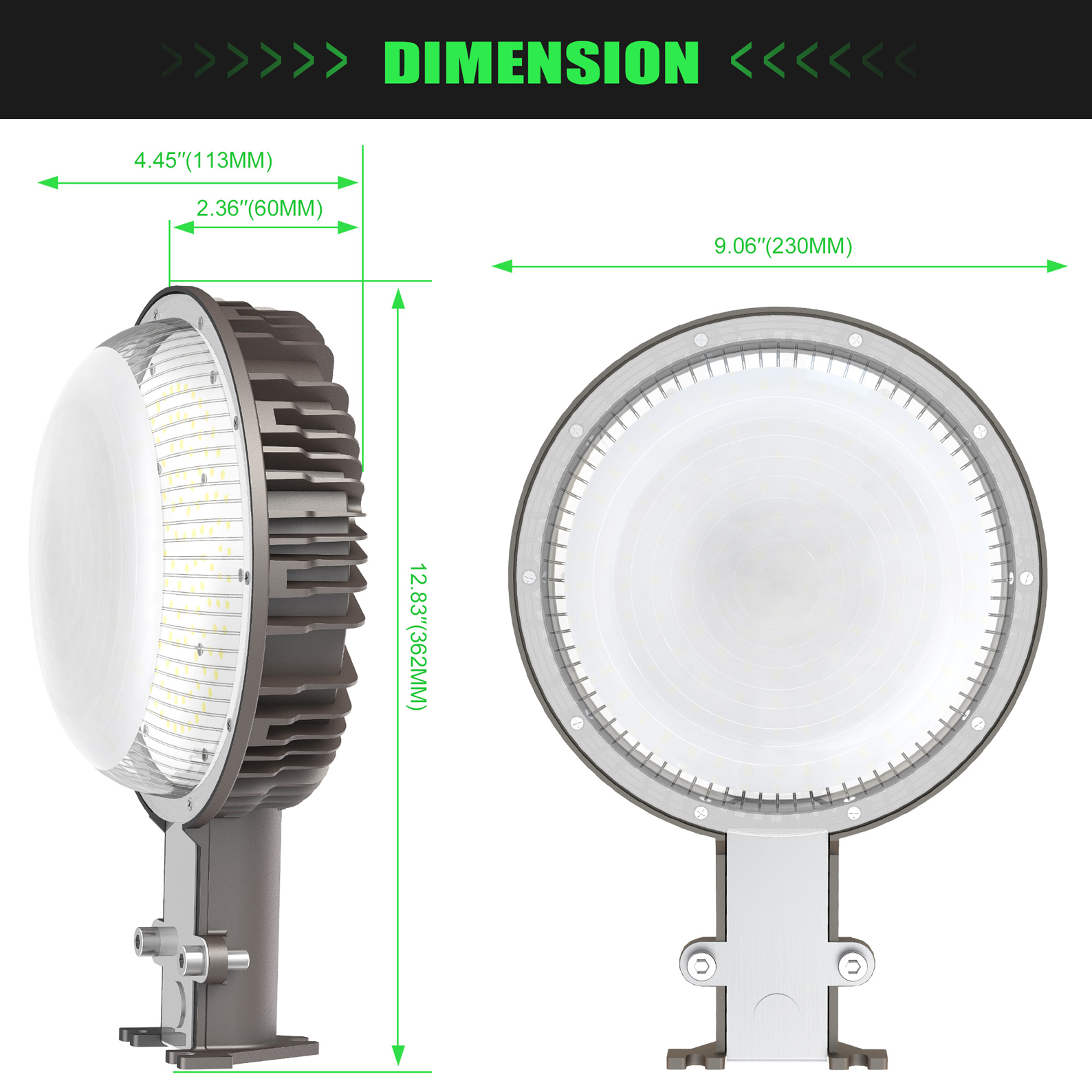 80W 100W 120W Dusk to Dawn Outdoor Barn Lighting For Outdoor Garden Yard Farm - Picture 11 of 11