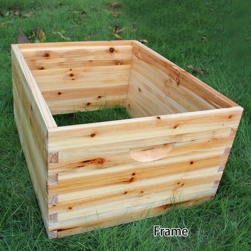 thumbnail 7  - 7x Auto Flowing Honey Hive Beehive Frames +Beekeeping Brood Bee Hive Wooden Box 