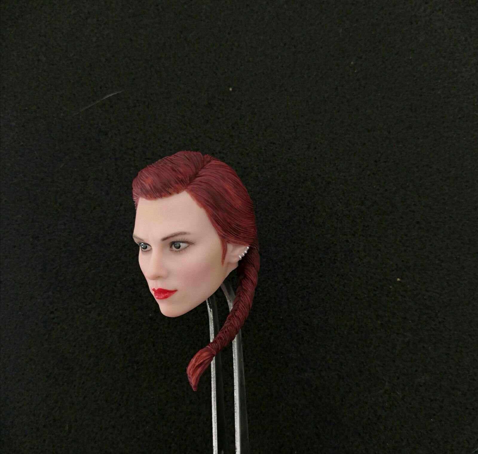 Avengers 4 Black Widow 1/6 Scale Head Sculpt Carved Natasha Red Hair Model Toys | eBay