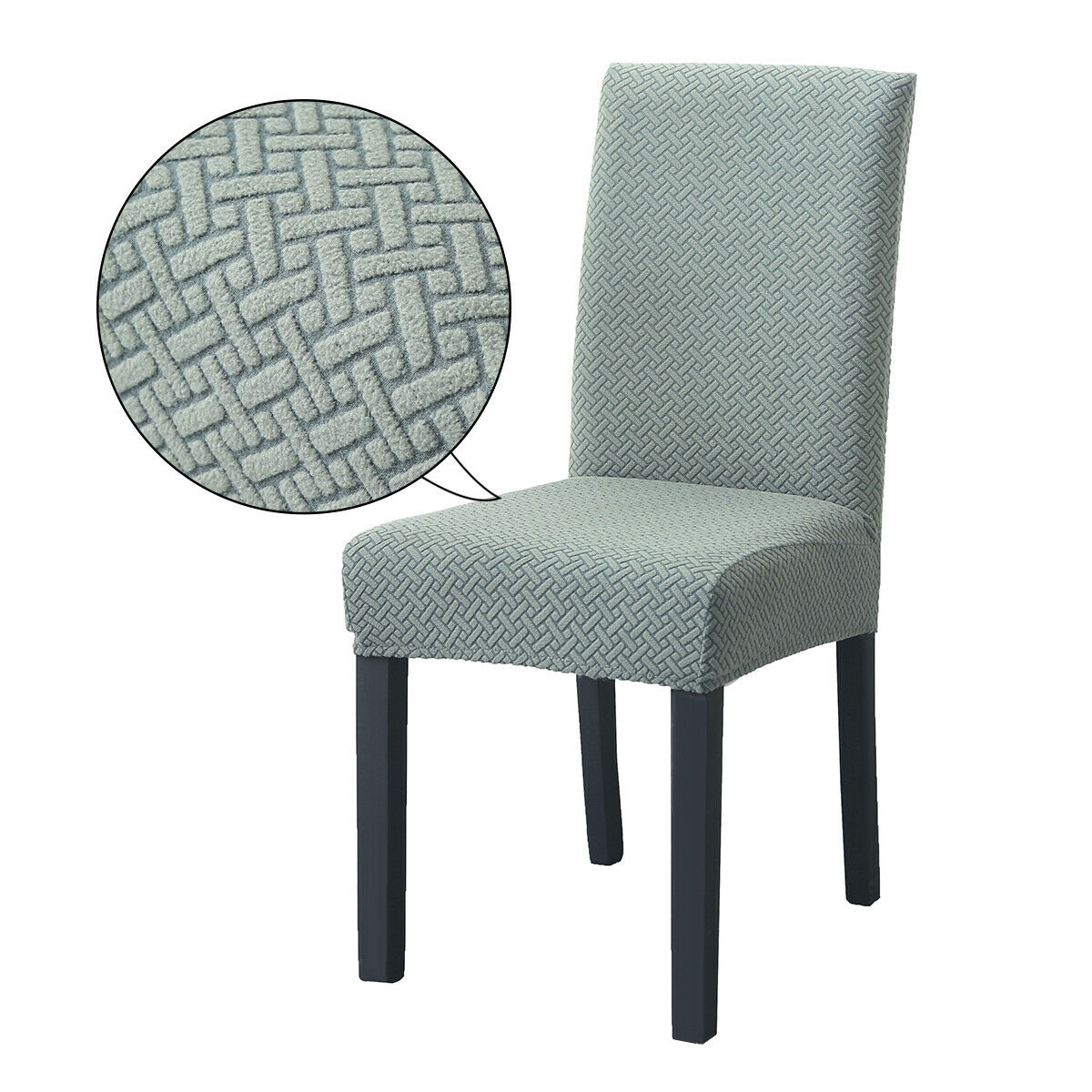 6PACK High Back Dining Chair Cover Removable Slipcover Room Wedding