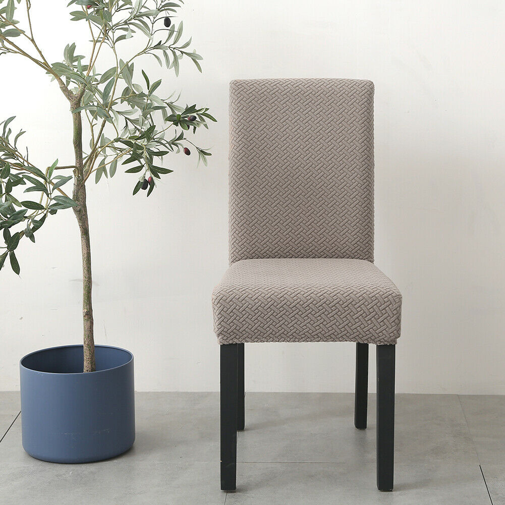 6PACK High Back Dining Chair Cover Removable Slipcover Room Wedding