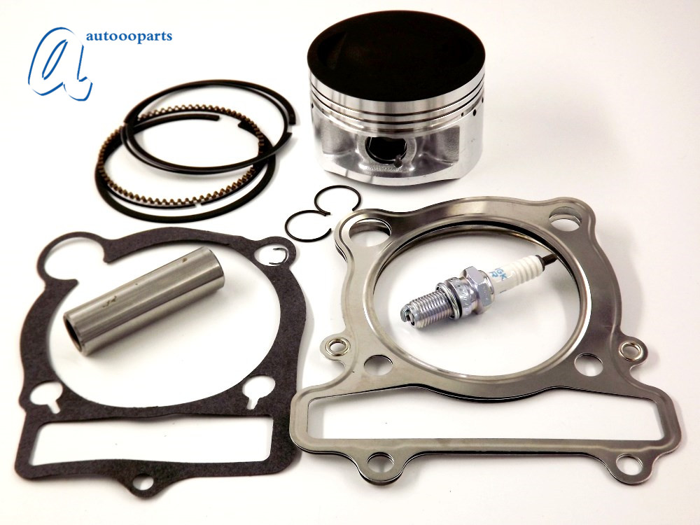 PISTON RINGS GASKET WITH SPARK PLUG KIT For YAMAHA WARRIOR 350 YFM 350