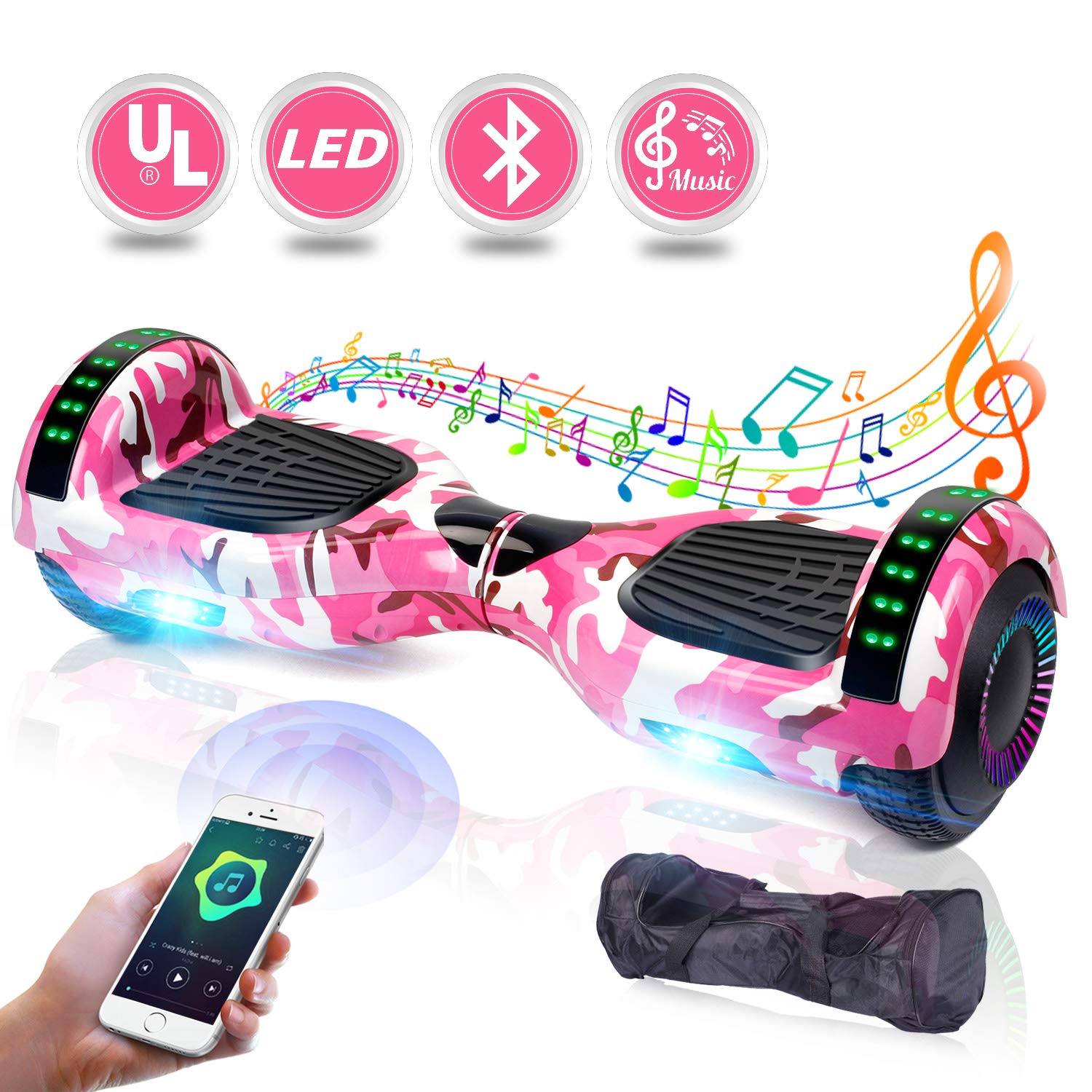 AllTerrain Bluetooth Razor Hoverboards Electric Self Scooter UL2272