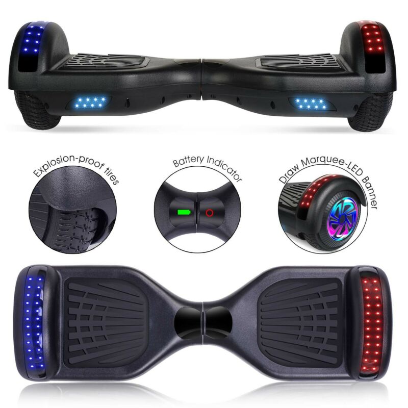 AllTerrain Bluetooth Razor Hoverboards Electric Self Scooter UL2272 LED 6.5'' eBay