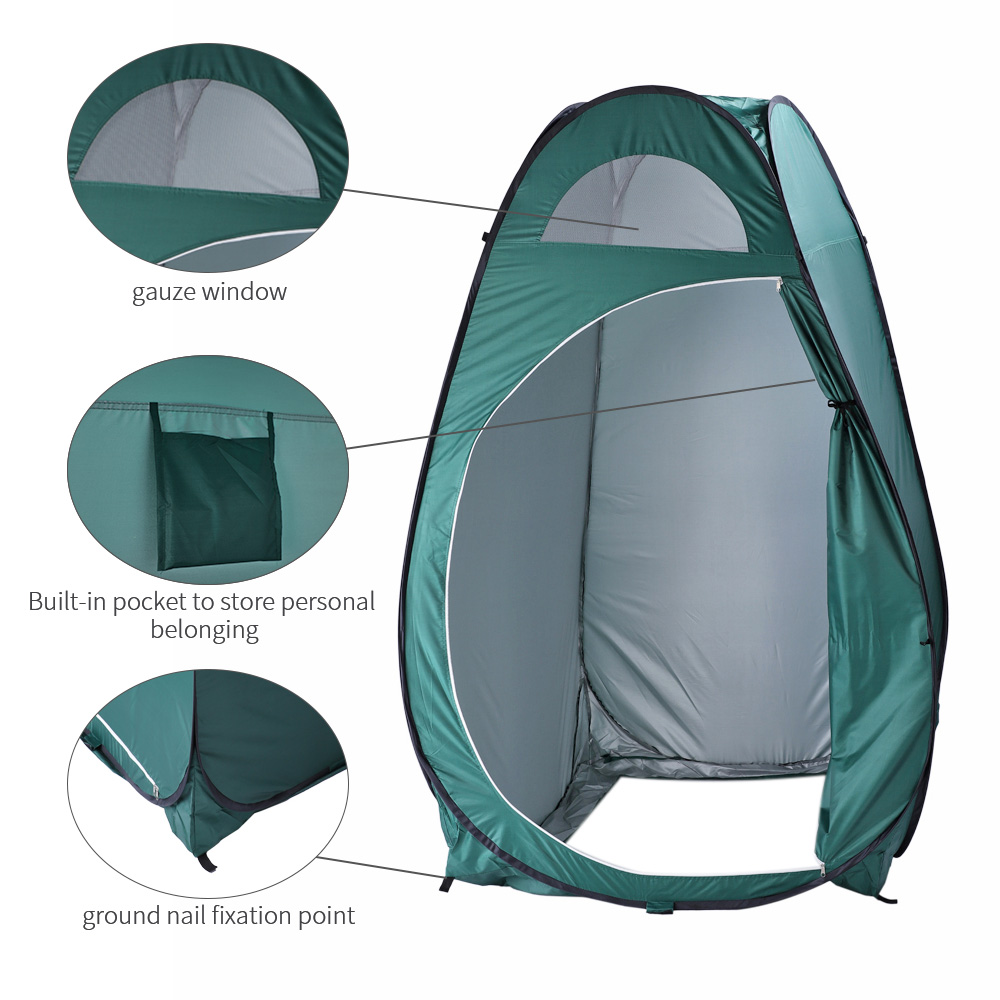 Large Portable Outdoor Pop-up Tent Toilet Dressing Fitting Room Privacy Shelter 
