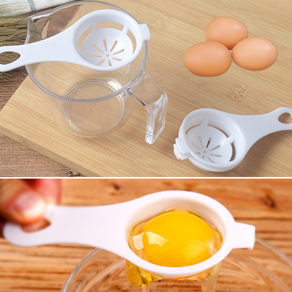 Egg Yolk White Separator Separates Plastic Sieve Kitchen Tool Baking ...