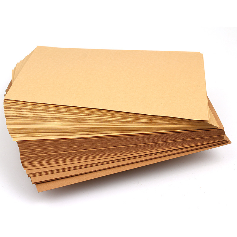 A4 Brown Kraft Paper DIY Handmake Card Board Craft Making Thick Paperboard  DIY