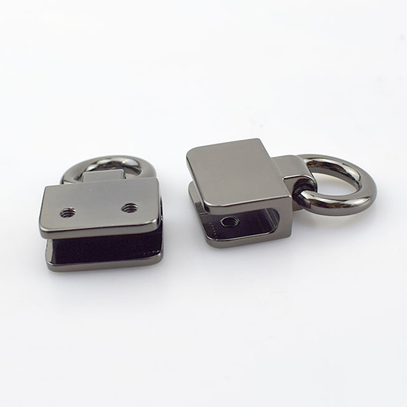 1 Pair Handbag Side Strap Clip D-Ring Buckle DIY for Bag Hardware Accessories 