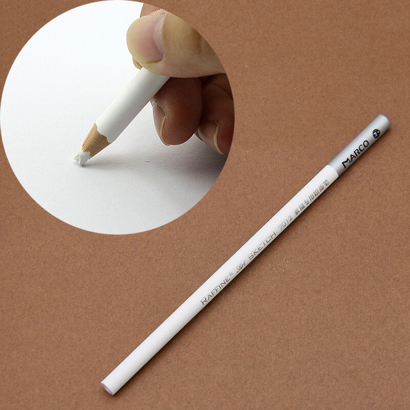 White Fine Art Drawing Mark Pencils Non-toxic Base Pastel Set for Artist Sketch
