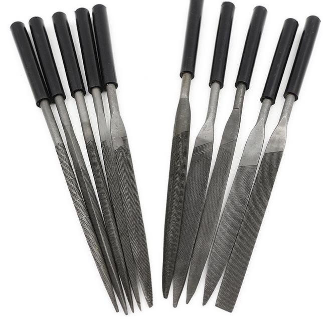 3pcs Round Flat Triangle Needle Files Set Hand Tool for Jeweler Diamond Wood Carving Metal Glass Stone Craft Tools