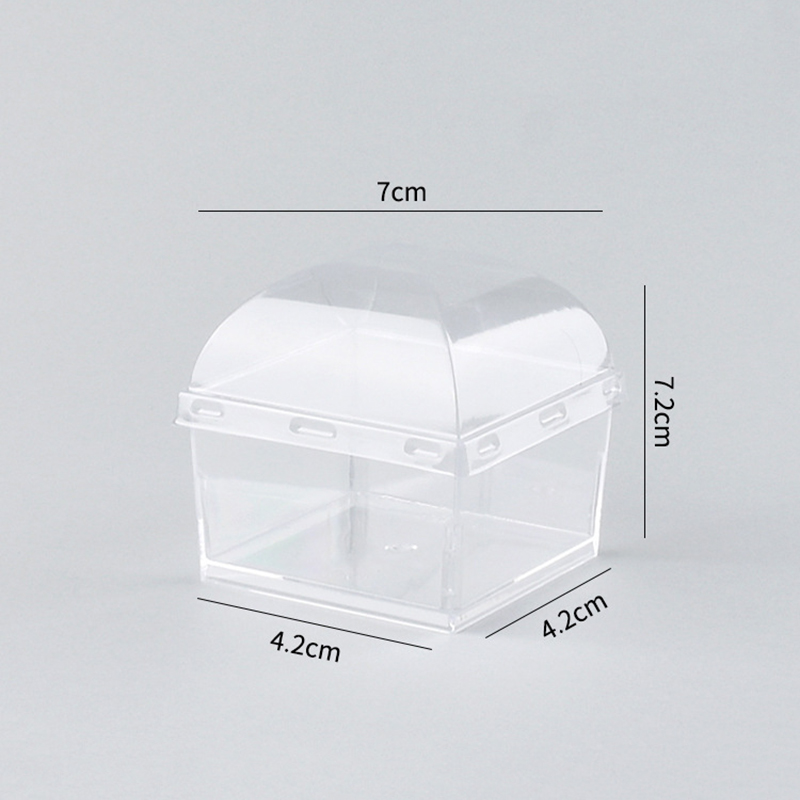 10X Clear Storage Box Small Plastic Case Transparent Container & Lid  Organizer