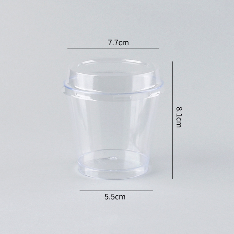 Plastic cups store with cover