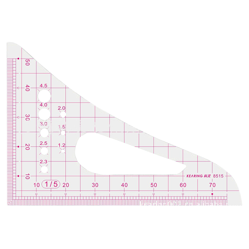 8515 Scale Measure Ruler Triangular Clothing Drawing Tailor Sewing