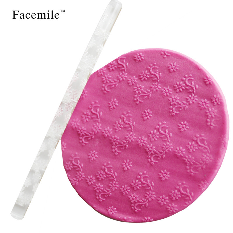 Butterfly Acrylic Clay Stick Fondant Polymer Embossed Roller Craft Rod Tool DIY