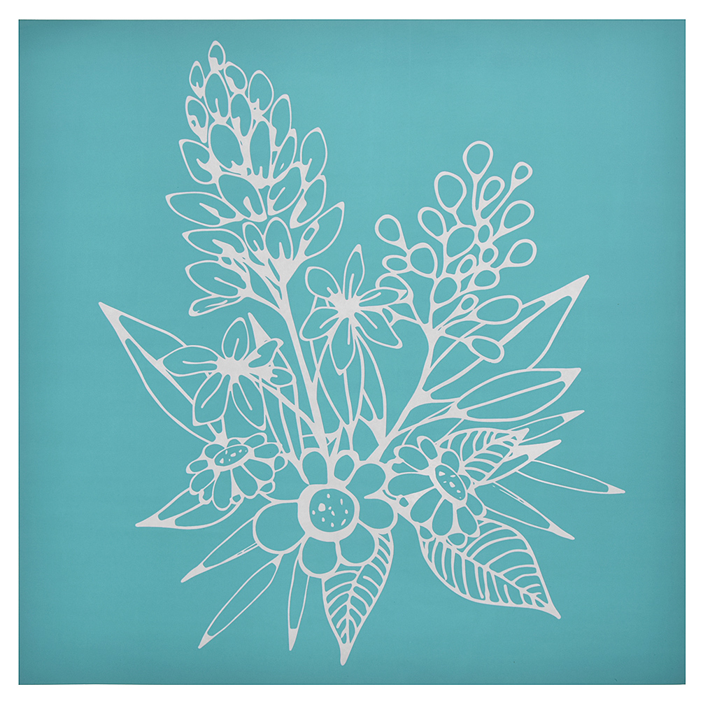 DIY Silk Screen Printing Stencil Feather Leaf Print on T-shirt Bag Glass Tile