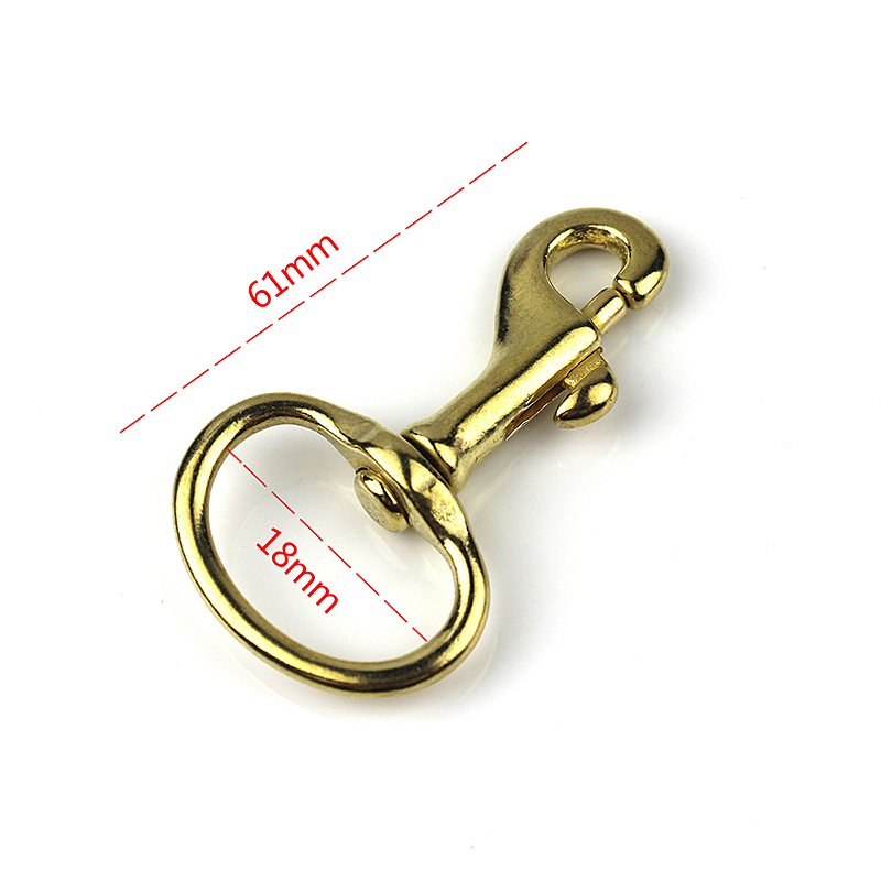 Brass Metal Dog Hook Swivel Eye Snap Hook - China Swivel Snap Hook, Brass  Hook