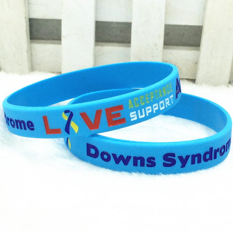 ADHD Silicone Wristband Acceptance Awareness Bracelet Wrist Band Support