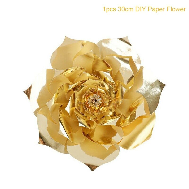 Giant 3D Paper Flower Wedding Backdrop DIY Leaves Wall Backdrop Décor 20/30/40cm 