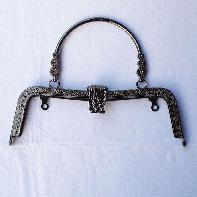 Antico in Metallo Clutch Bag Purse Chiusura Telaio Kiss Lock Bag facendo Accessori 